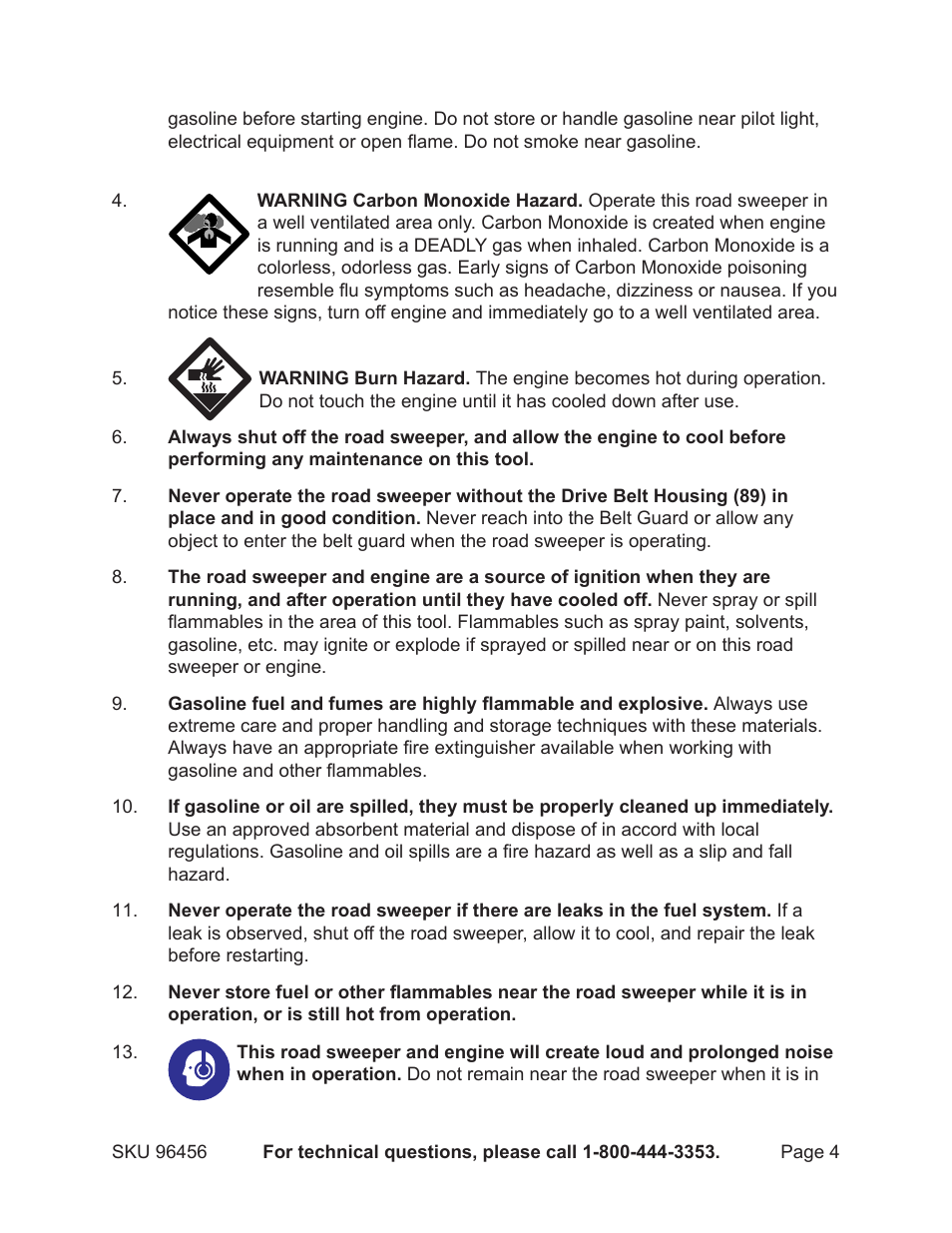Harbor Freight Tools 96456 User Manual | Page 4 / 14