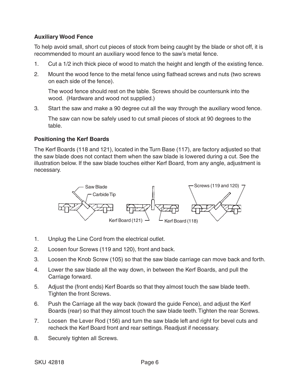 Harbor Freight Tools 42818 User Manual | Page 6 / 15