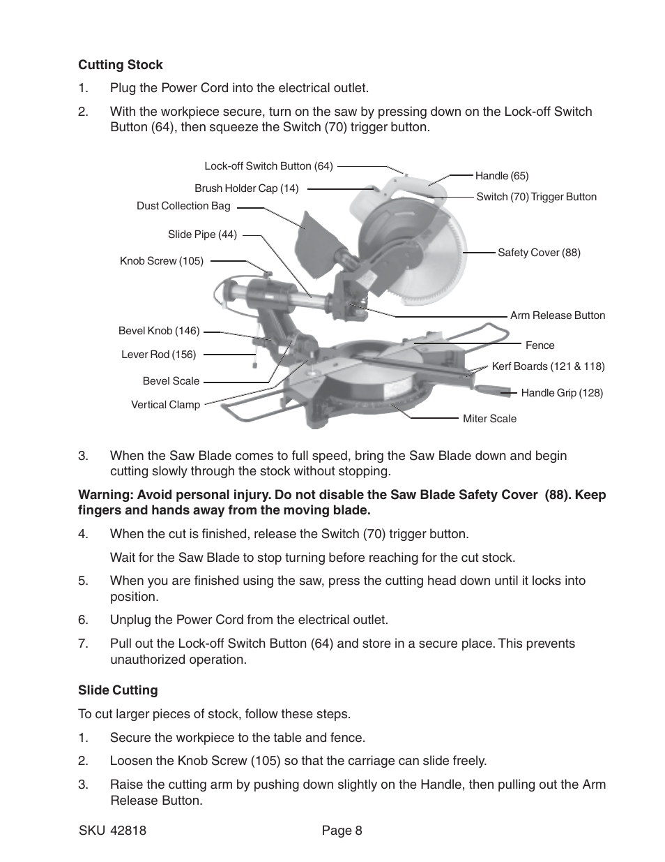 Harbor Freight Tools 42818 User Manual | Page 8 / 15