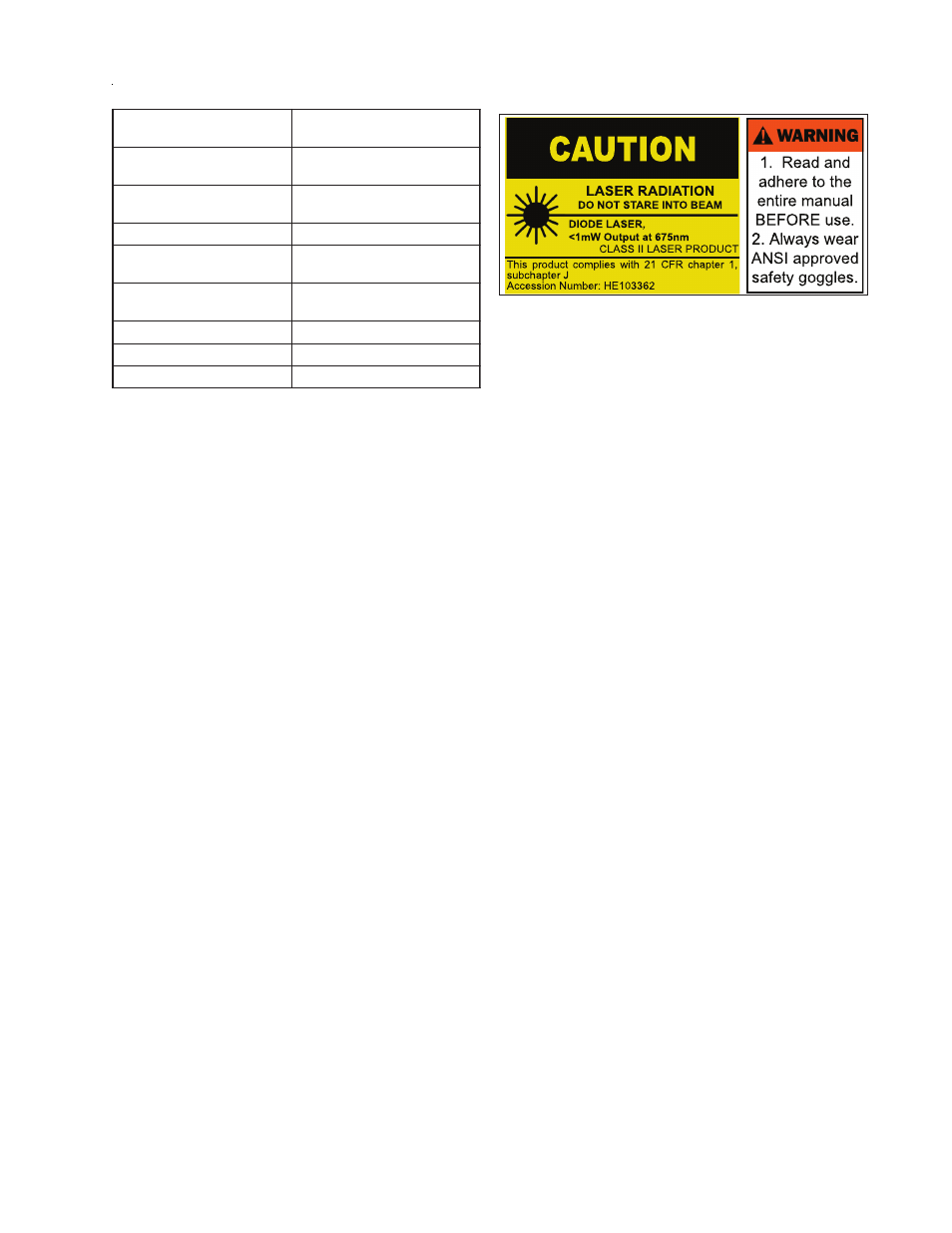 Save this manual, Safety warnings and precautions | Harbor Freight Tools 92350 User Manual | Page 2 / 5