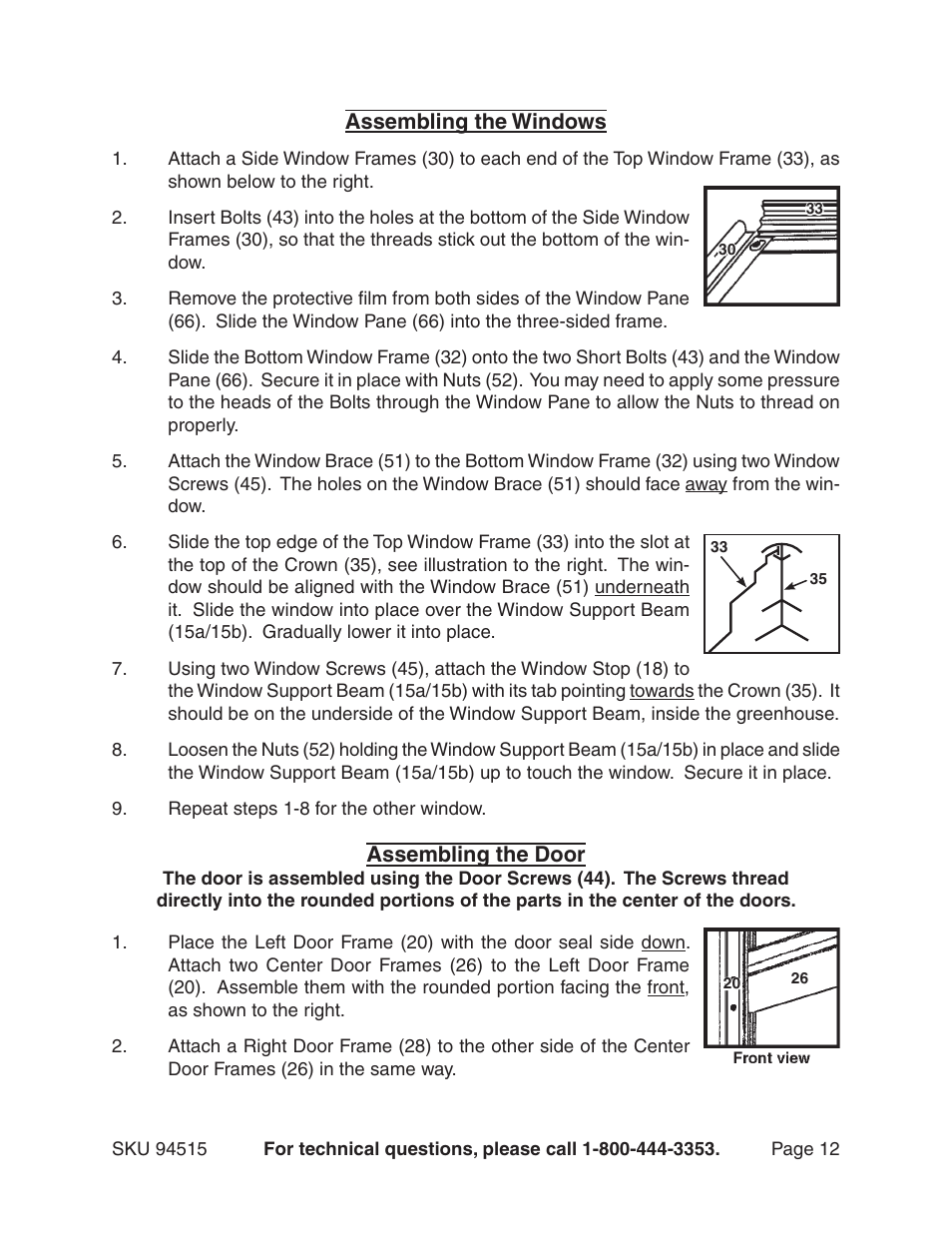 Harbor Freight Tools 94515 User Manual | Page 12 / 18