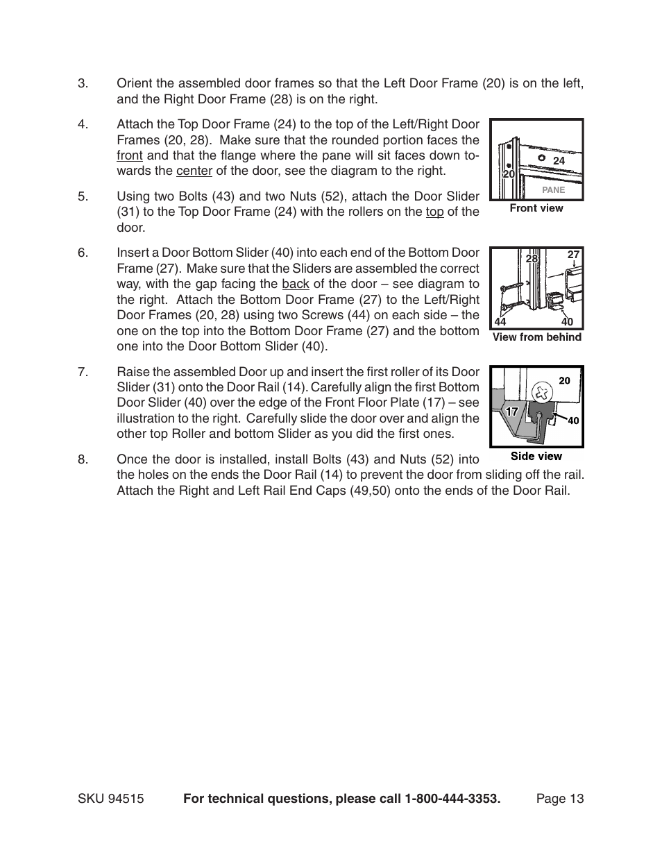 Harbor Freight Tools 94515 User Manual | Page 13 / 18