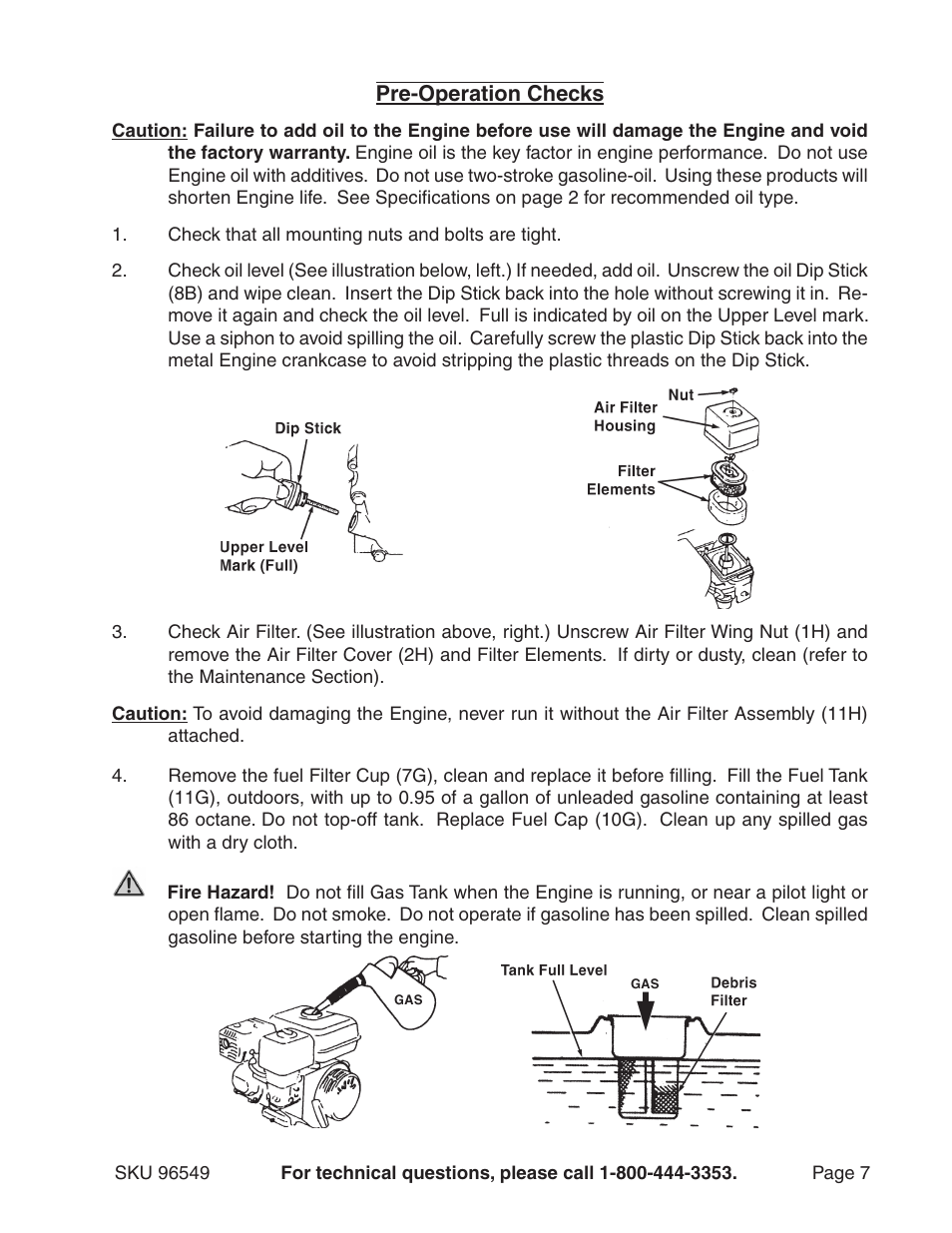 Harbor Freight Tools 96549 User Manual | Page 7 / 31