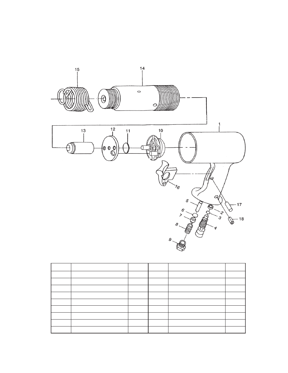 Assembly diagram, Parts list, Maintenance | Continued) | Harbor Freight Tools 32940 User Manual | Page 7 / 7