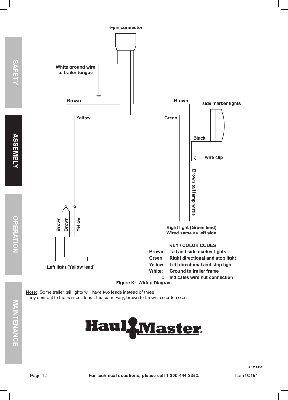 Harbor Freight Tools Foldable Utility Trailer 90154 User Manual | Page 12 / 28