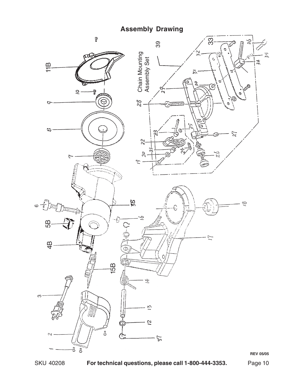 Harbor Freight Tools 40208 User Manual | Page 10 / 10