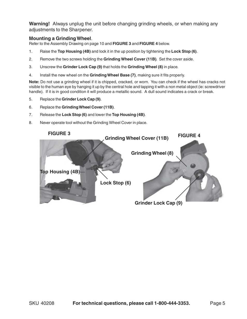 Harbor Freight Tools 40208 User Manual | Page 5 / 10