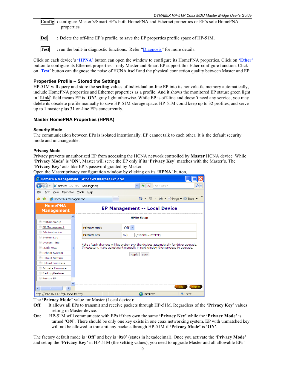 Home Dynamix HP-51M User Manual | Page 15 / 49