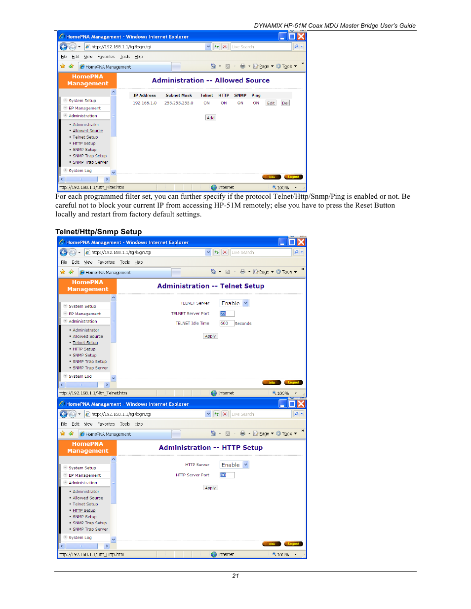 Home Dynamix HP-51M User Manual | Page 27 / 49