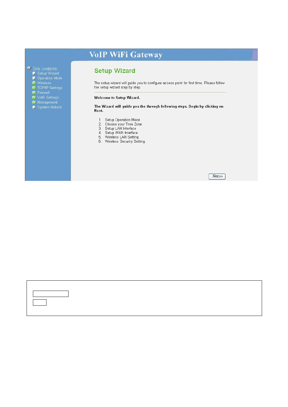 Step 5. start to configure | Home Dynamix DW 3512 User Manual | Page 15 / 66