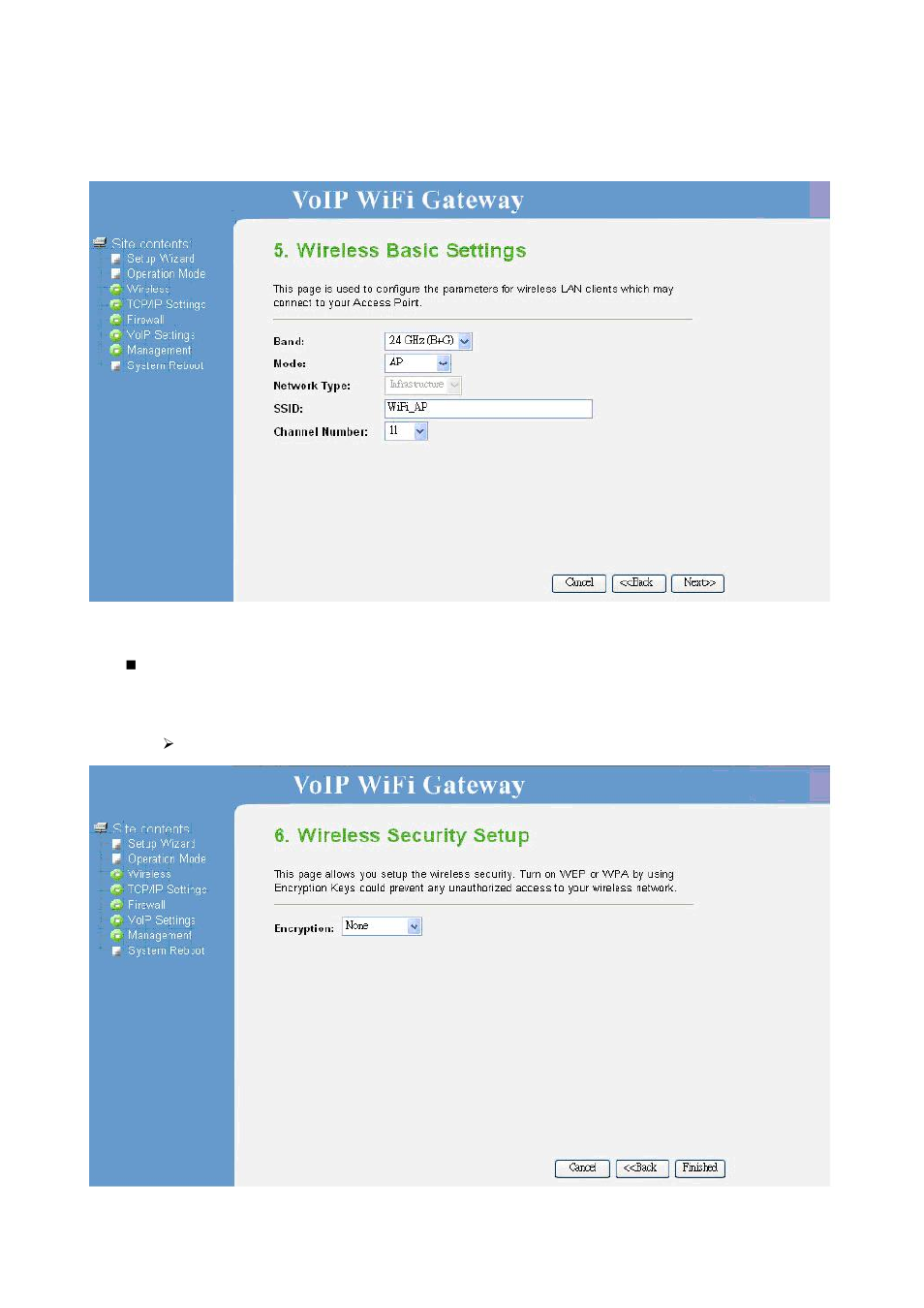 Wireless security setup | Home Dynamix DW 3512 User Manual | Page 21 / 66