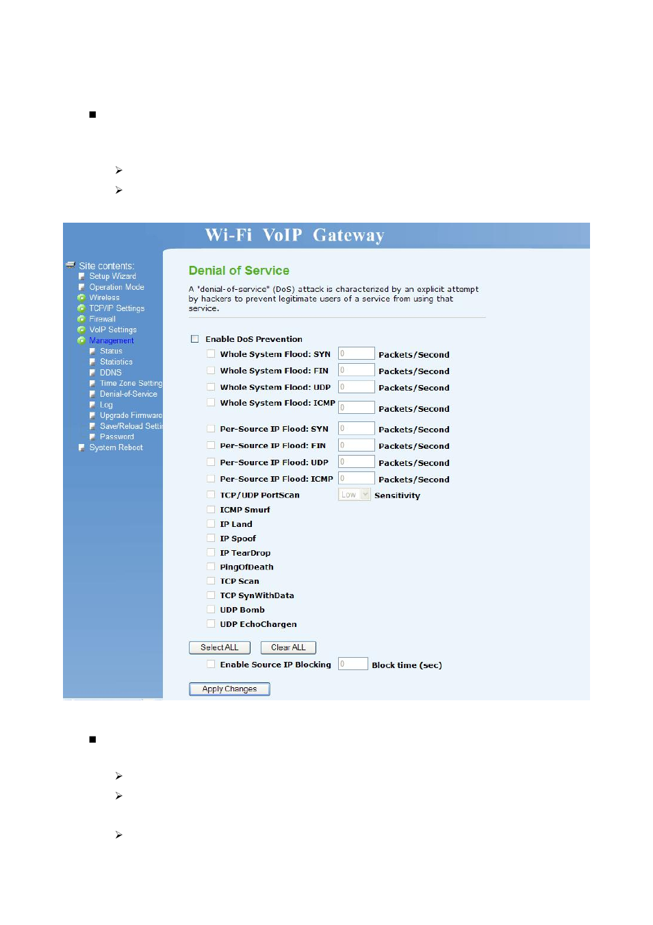 Denial-of-service | Home Dynamix DW 3512 User Manual | Page 52 / 66