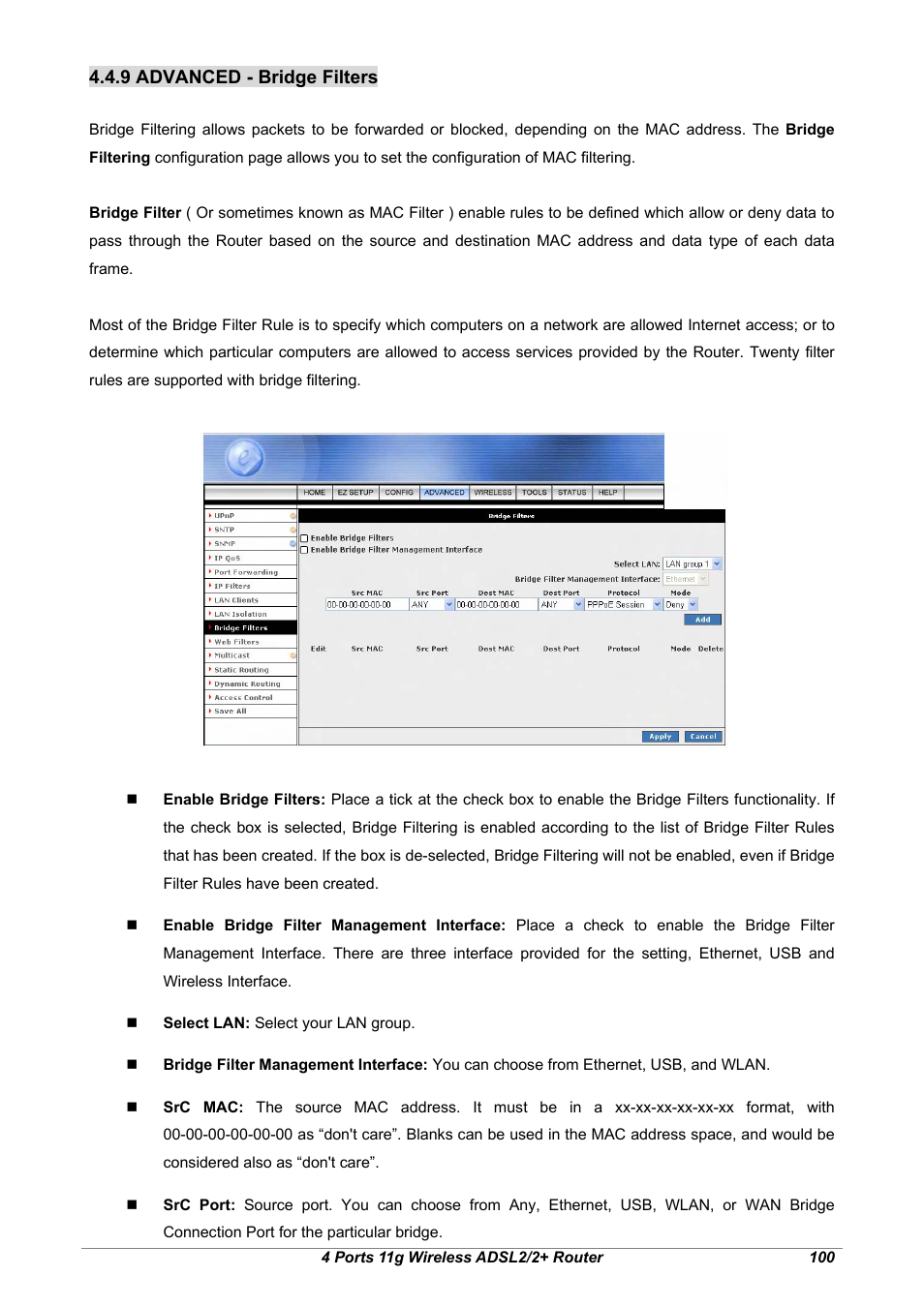 9 advanced - bridge filters | Home Dynamix ANEXX A User Manual | Page 107 / 184