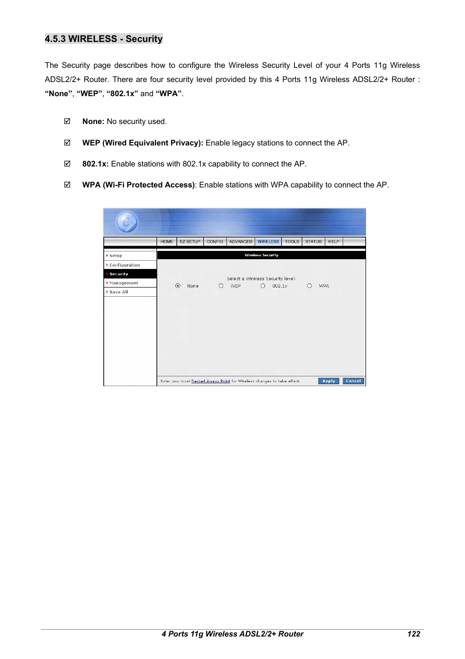 3 wireless - security | Home Dynamix ANEXX A User Manual | Page 129 / 184