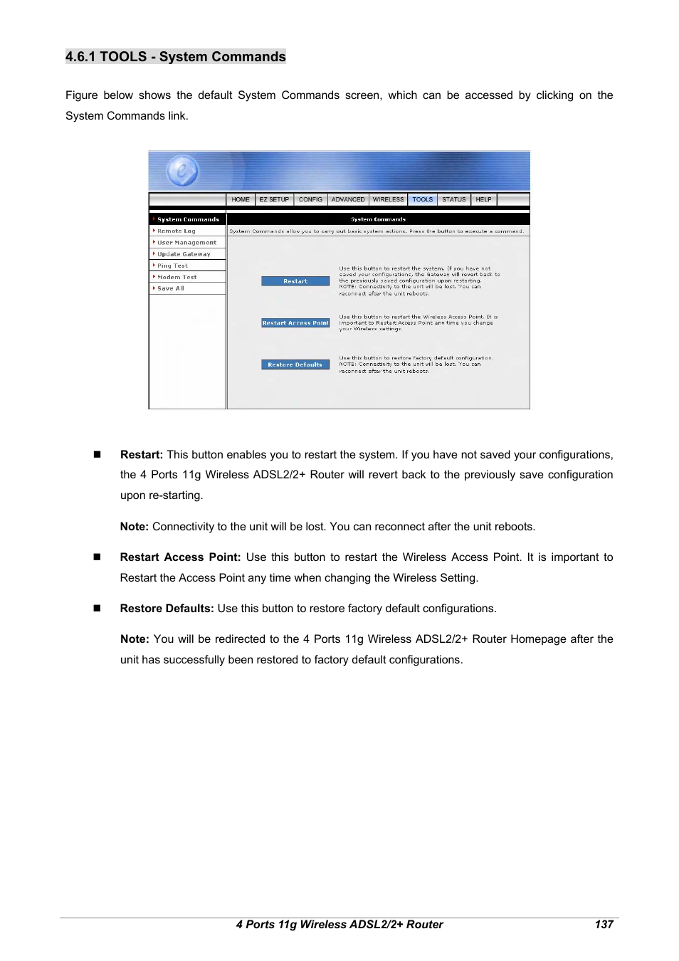 1 tools - system commands | Home Dynamix ANEXX A User Manual | Page 144 / 184