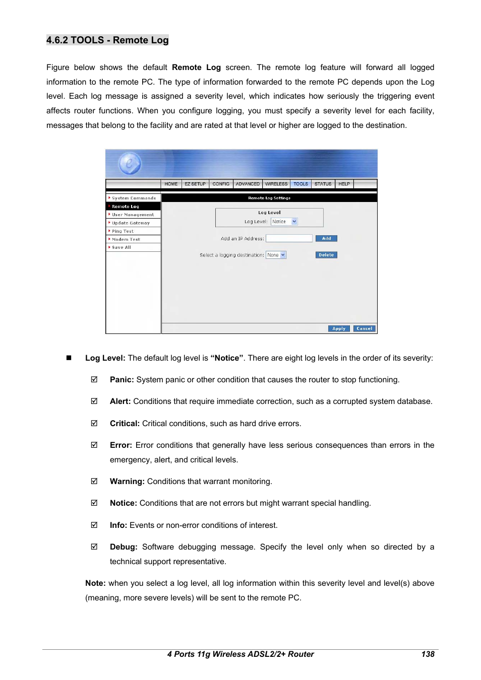 2 tools - remote log | Home Dynamix ANEXX A User Manual | Page 145 / 184