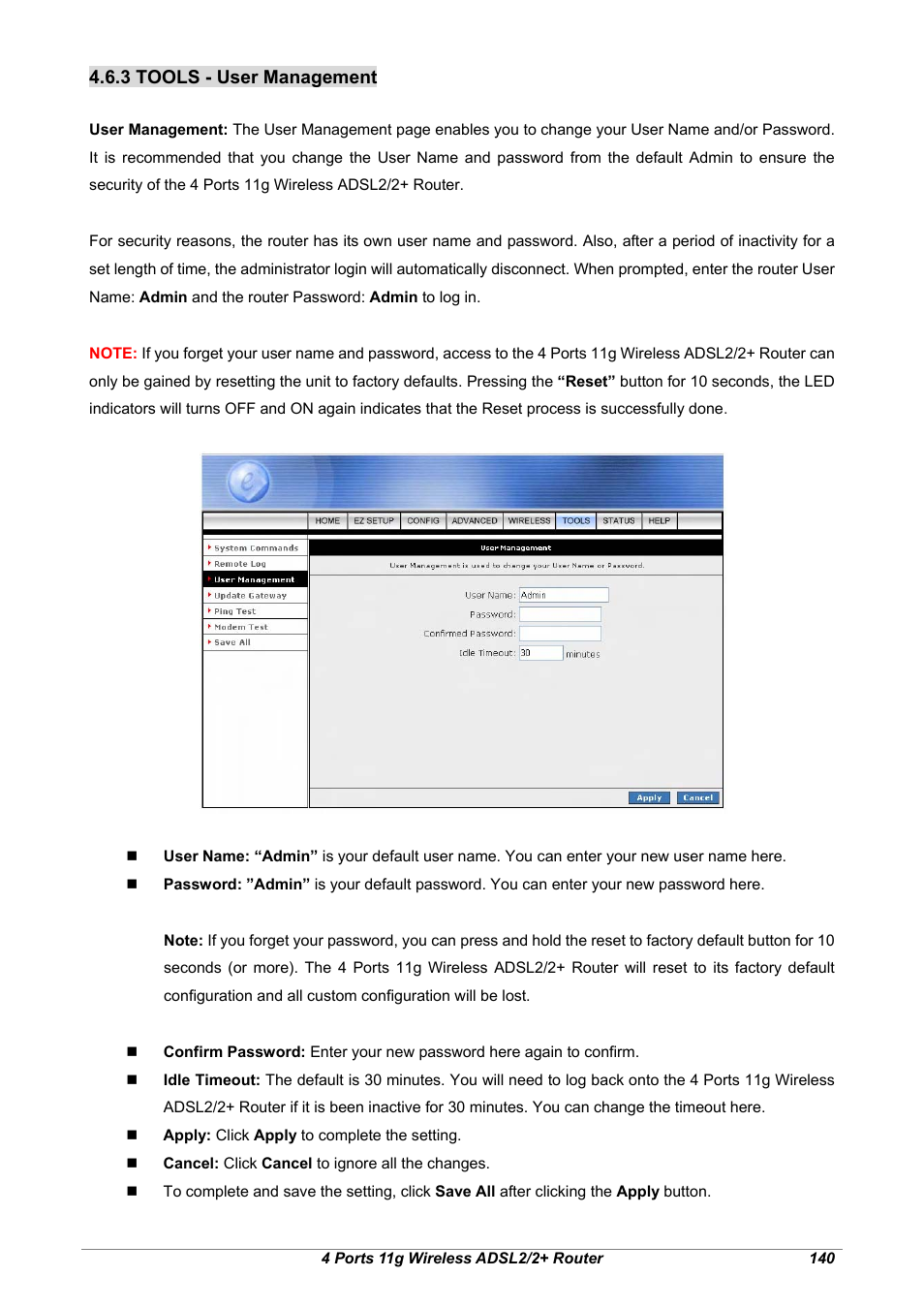 3 tools - user management | Home Dynamix ANEXX A User Manual | Page 147 / 184