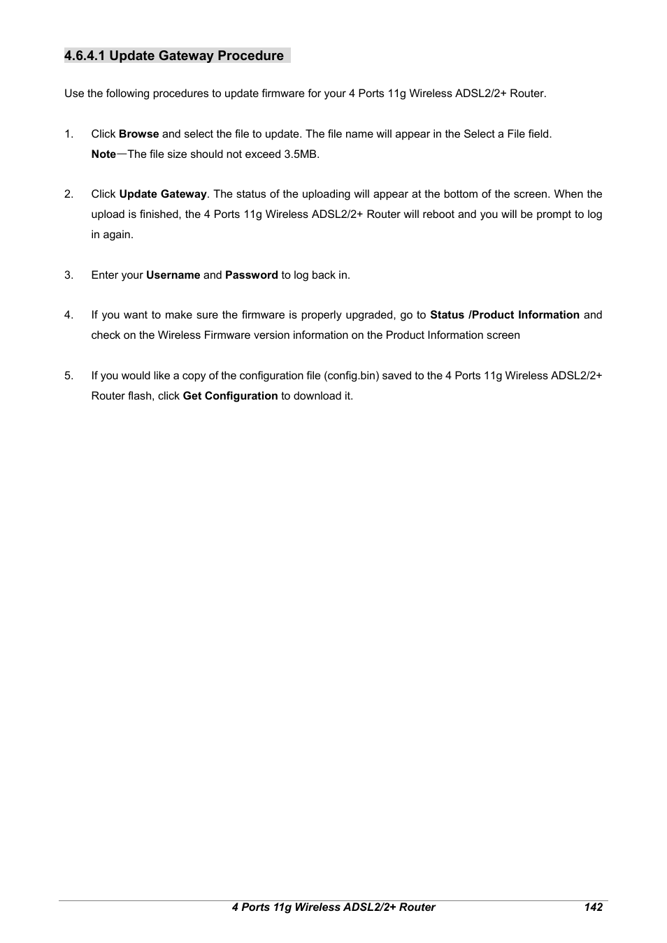 1 update gateway procedure | Home Dynamix ANEXX A User Manual | Page 149 / 184