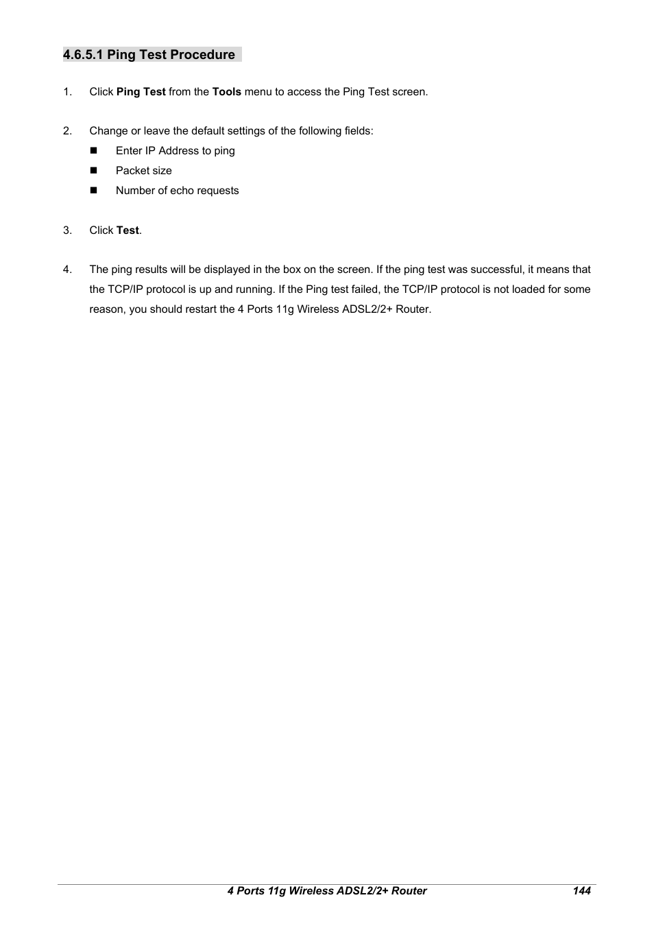 1 ping test procedure | Home Dynamix ANEXX A User Manual | Page 151 / 184