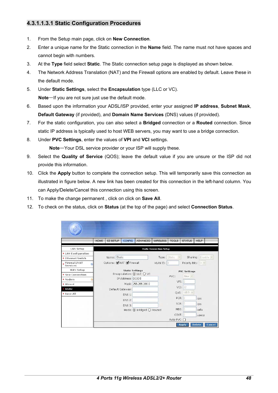 1 static configuration procedures | Home Dynamix ANEXX A User Manual | Page 55 / 184