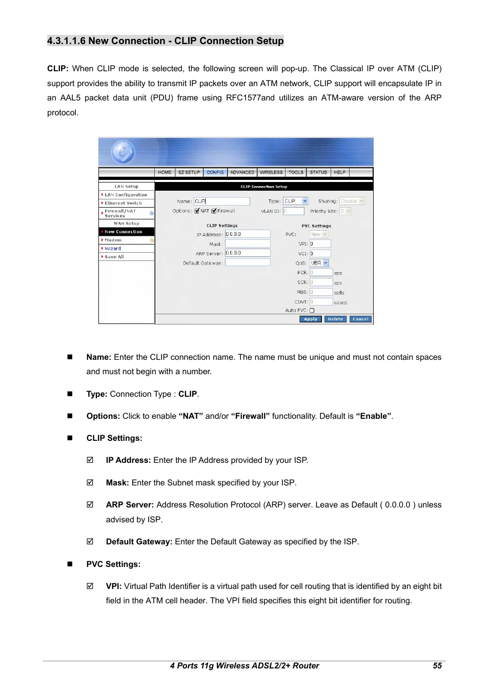6 new connection - clip connection setup | Home Dynamix ANEXX A User Manual | Page 62 / 184