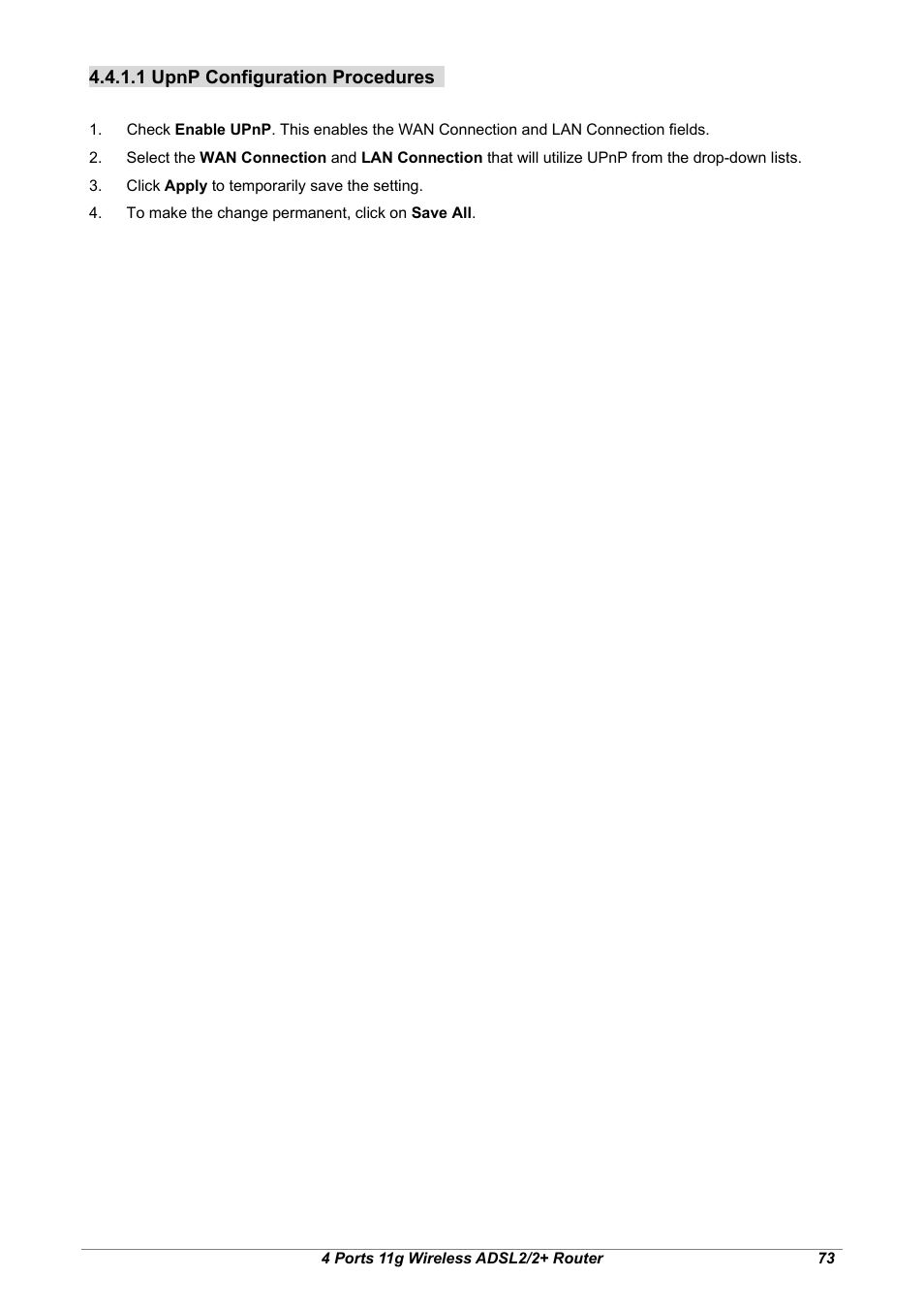 1 upnp configuration procedures | Home Dynamix ANEXX A User Manual | Page 80 / 184