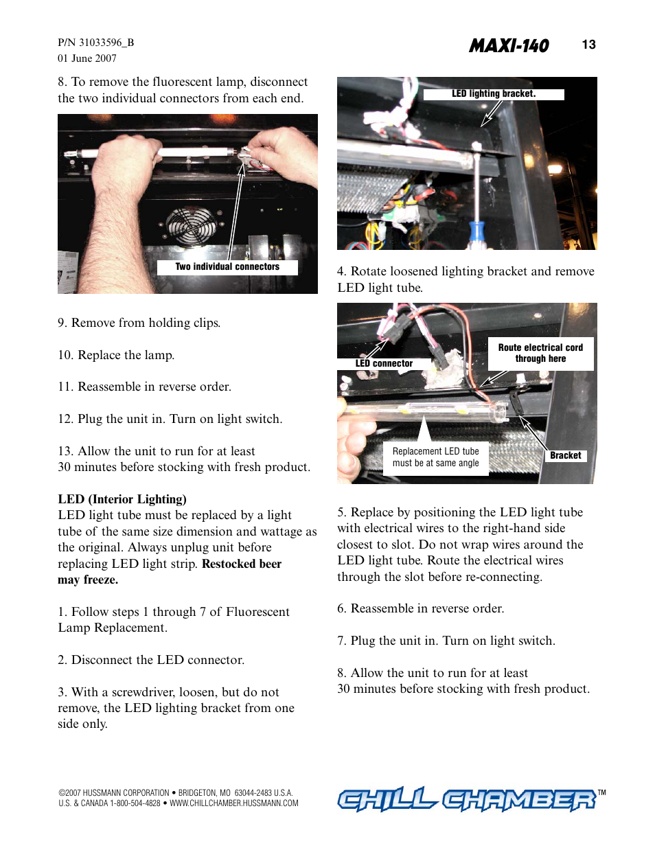 Maxi-140 | hussmann MAXI-140 User Manual | Page 15 / 20