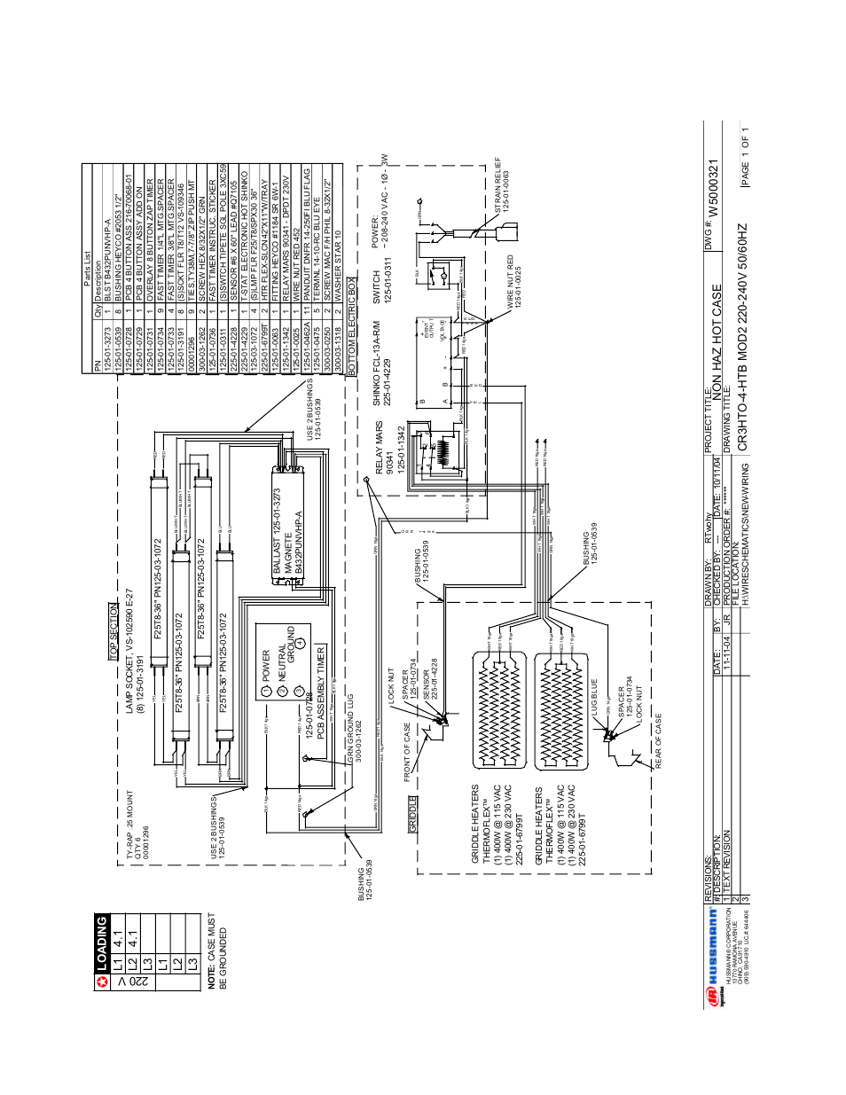 hussmann CR3HTO-HTB User Manual | Page 12 / 18