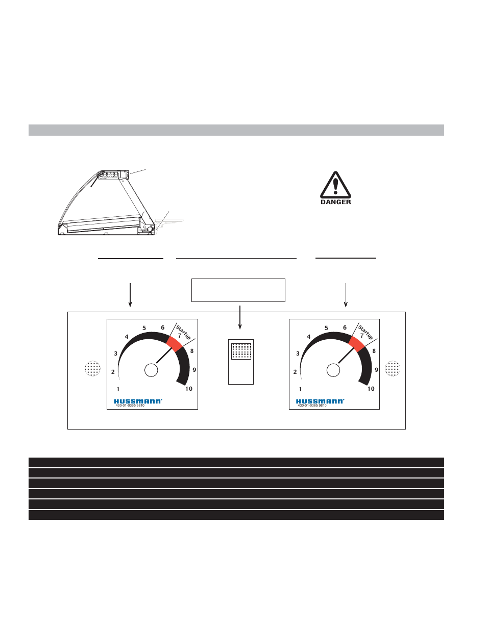 Temperature adjustment, The controls are located at the rear of the case | hussmann CR3HTO-HTB User Manual | Page 8 / 18