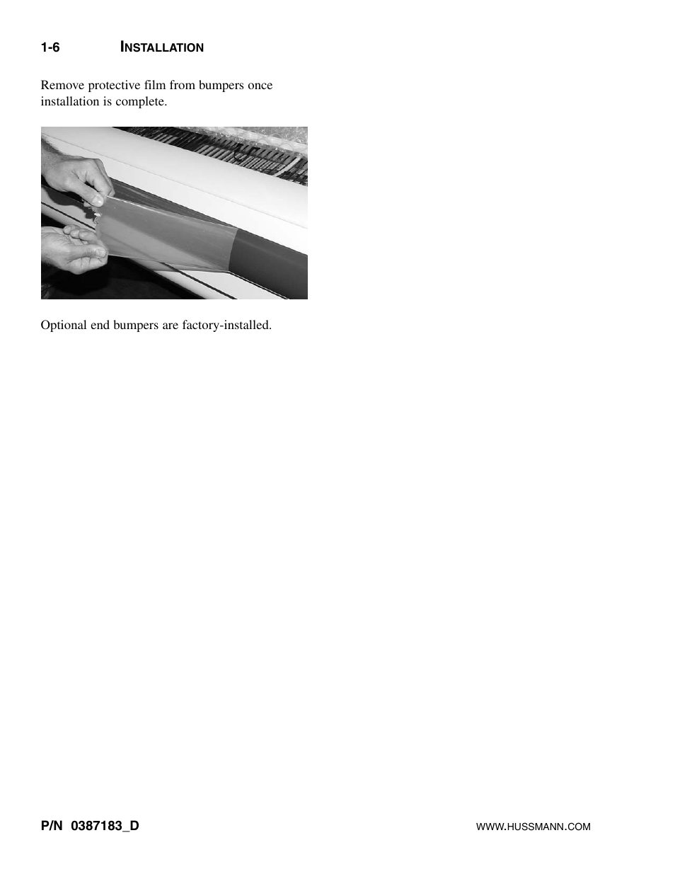 hussmann P/N 0387183_D User Manual | Page 10 / 40