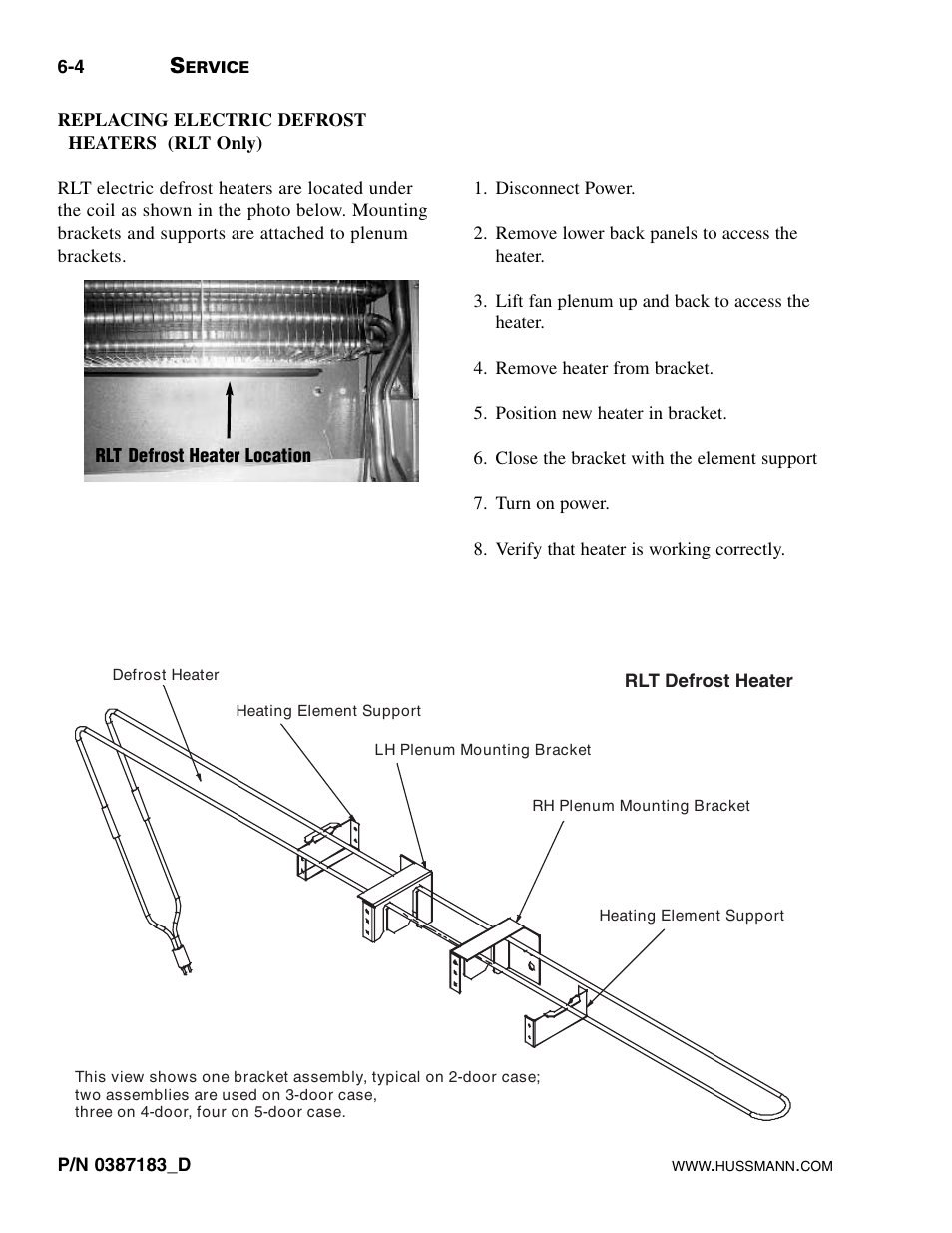 Rlt only | hussmann P/N 0387183_D User Manual | Page 32 / 40