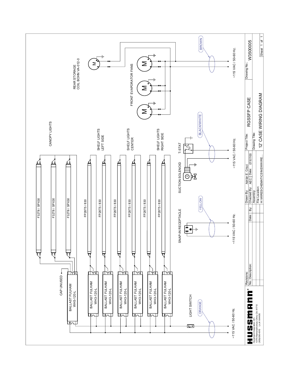 Rev.0008 | hussmann RGSSFP User Manual | Page 13 / 18