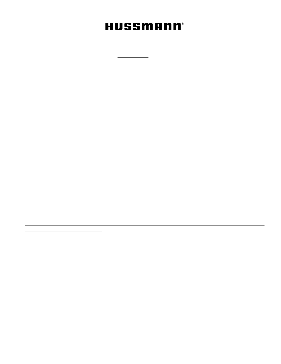 hussmann RGSSFP User Manual | Page 17 / 18