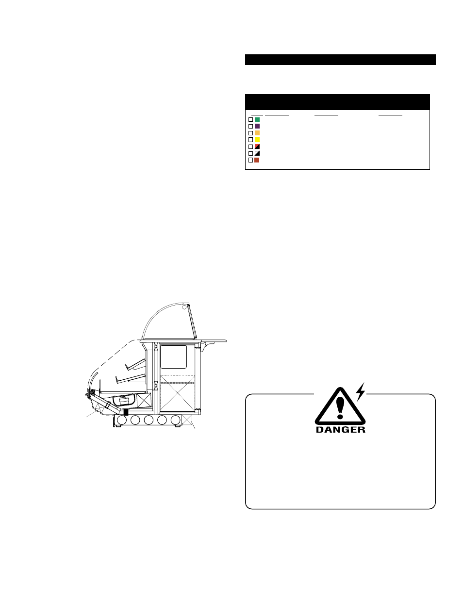 T-stat location, Electrical, Wiring color code | Ca s e must be grounded | hussmann RGSSFP User Manual | Page 5 / 18