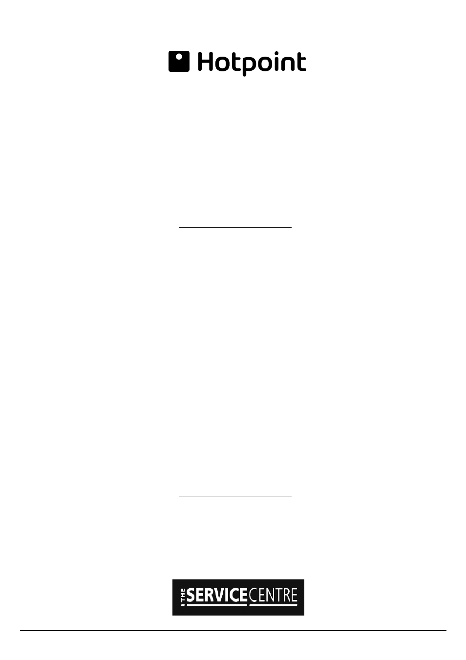 After sales service | Hotpoint SDW85 User Manual | Page 17 / 20