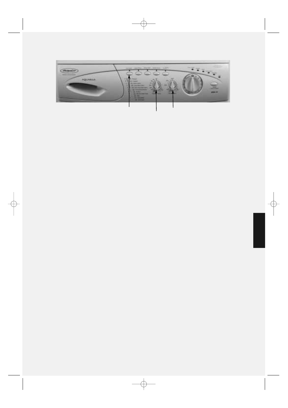 Options | Hotpoint WMA30 User Manual | Page 17 / 24