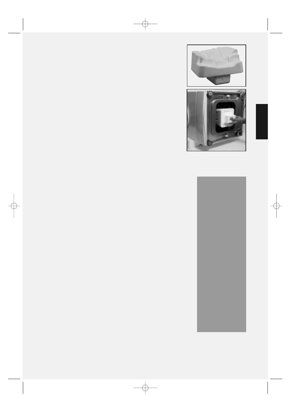 Installing your machine, Choose a location, Remove the polystyrene block | Hotpoint WMA30 User Manual | Page 5 / 24