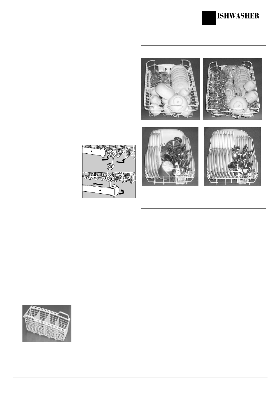 Loading your dishwasher, What can i wash, Ishwasher | Hotpoint BCI450 User Manual | Page 13 / 20
