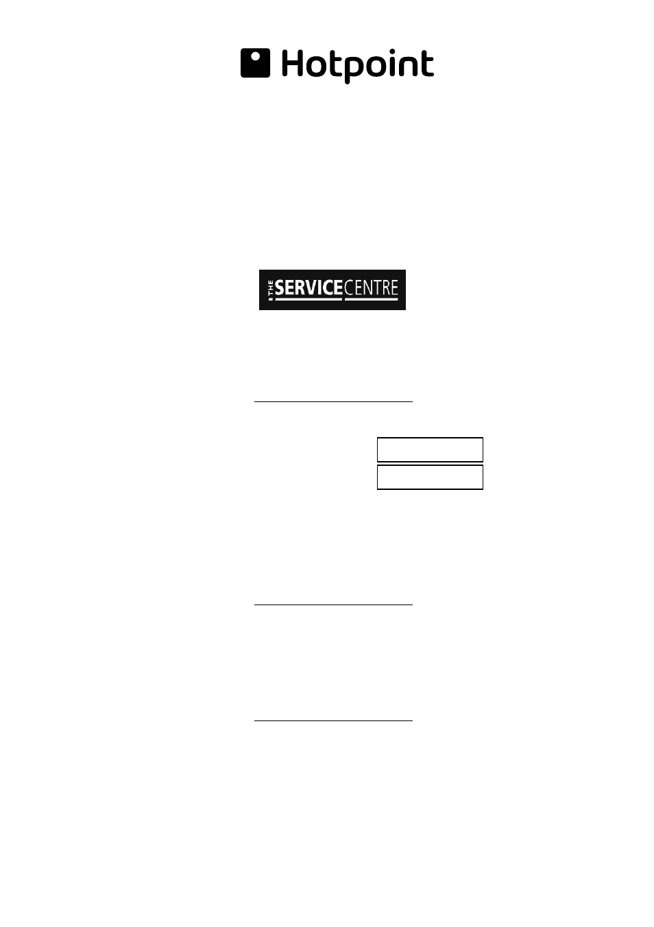 Key contacts, After sales service | Hotpoint BCI450 User Manual | Page 20 / 20