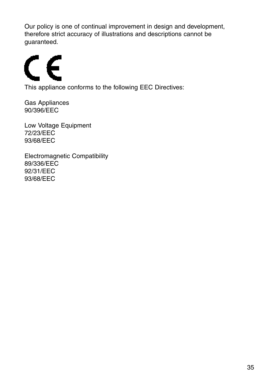 Hotpoint GW81 User Manual | Page 35 / 40