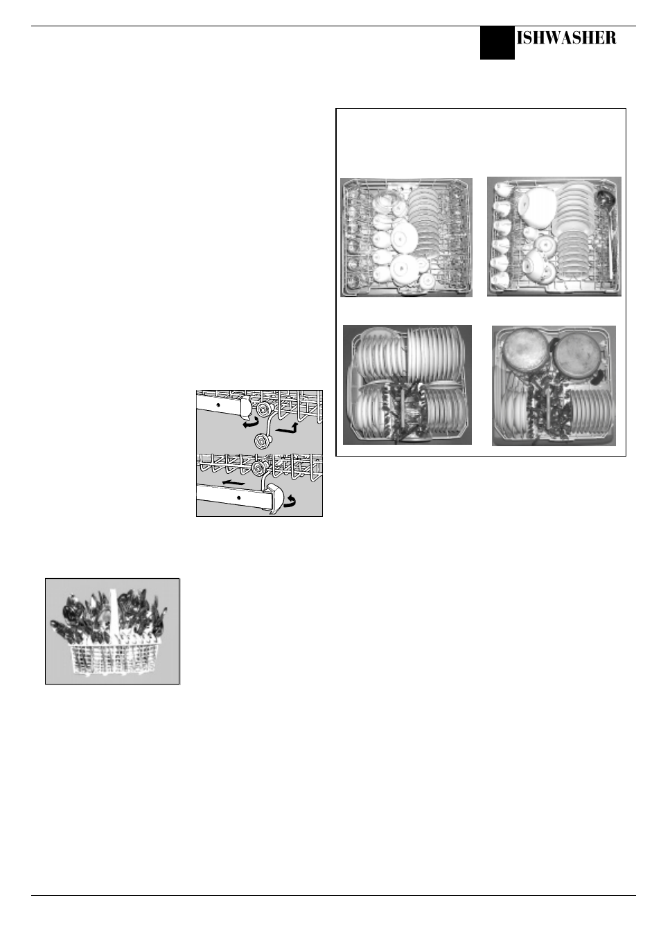 Loading your dishwasher, What can i wash, Ishwasher | Hotpoint BFV62 User Manual | Page 13 / 20