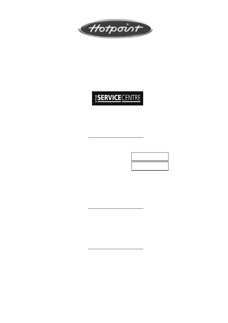 Key contacts, After sales service | Hotpoint BFV62 User Manual | Page 20 / 20