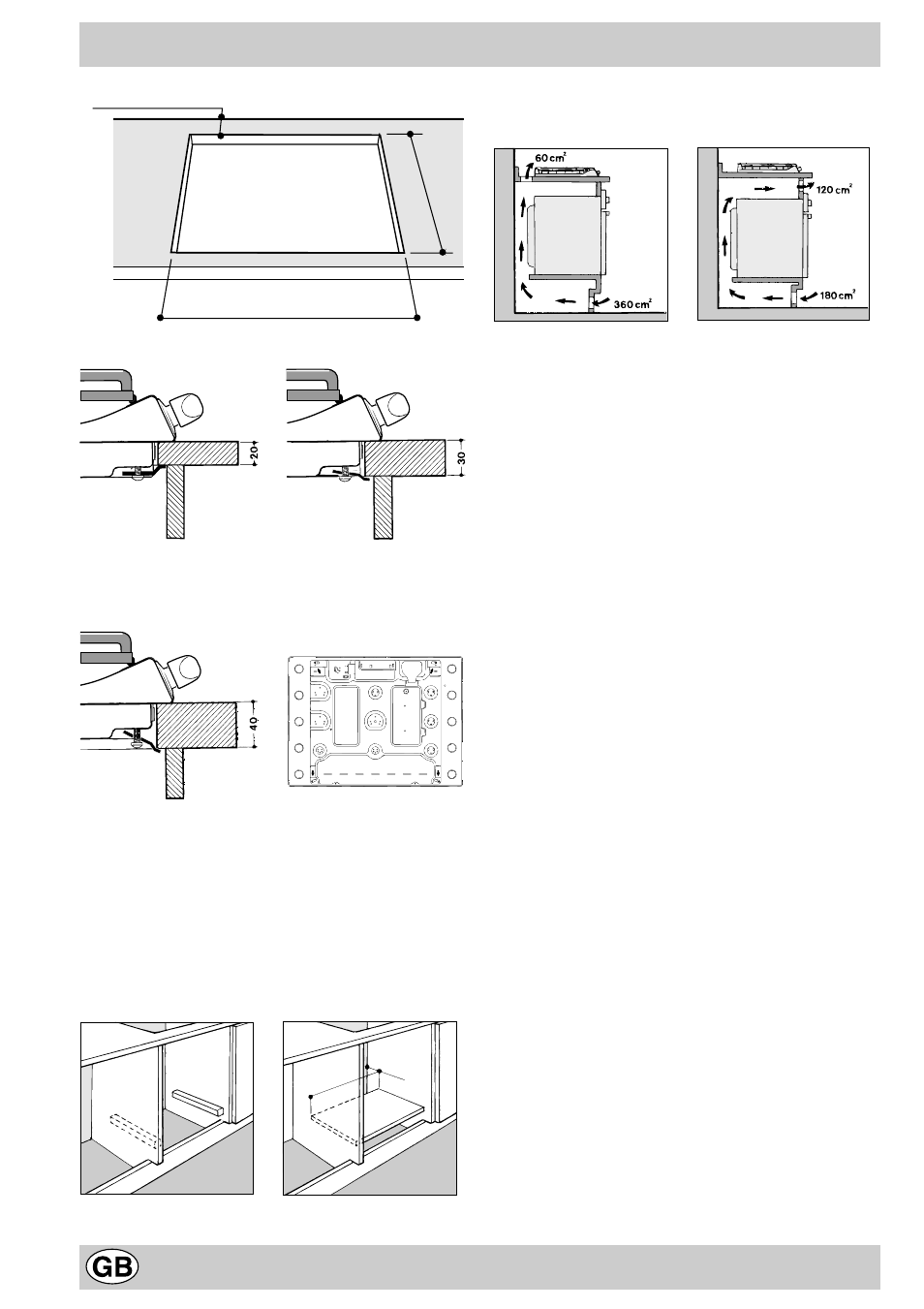 Installation | Hotpoint G760 User Manual | Page 10 / 16