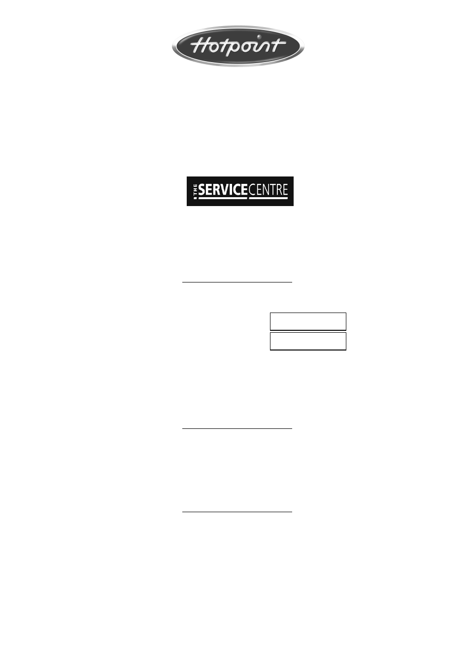 Key contacts, After sales service | Hotpoint G760 User Manual | Page 16 / 16