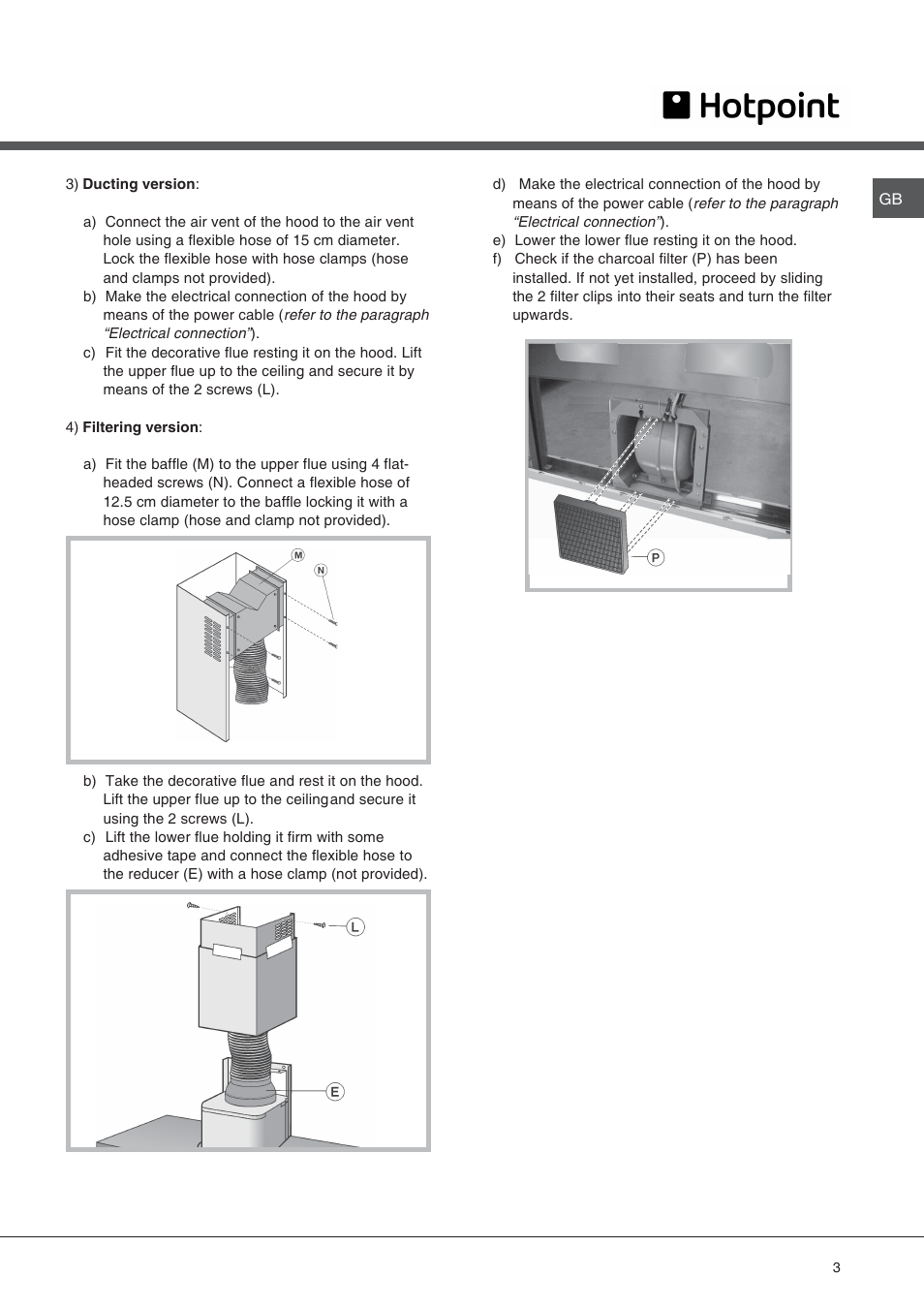 Hotpoint HS73X User Manual | Page 4 / 9