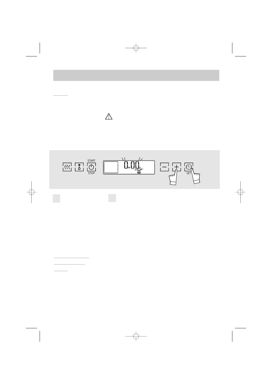 12 how to use the timer | Hotpoint SEO100 User Manual | Page 15 / 19