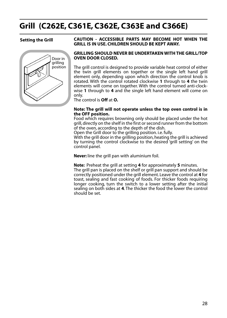 Hotpoint C362E User Manual | Page 29 / 44