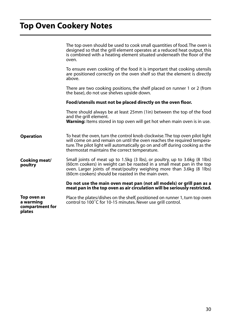 Hotpoint C362E User Manual | Page 31 / 44