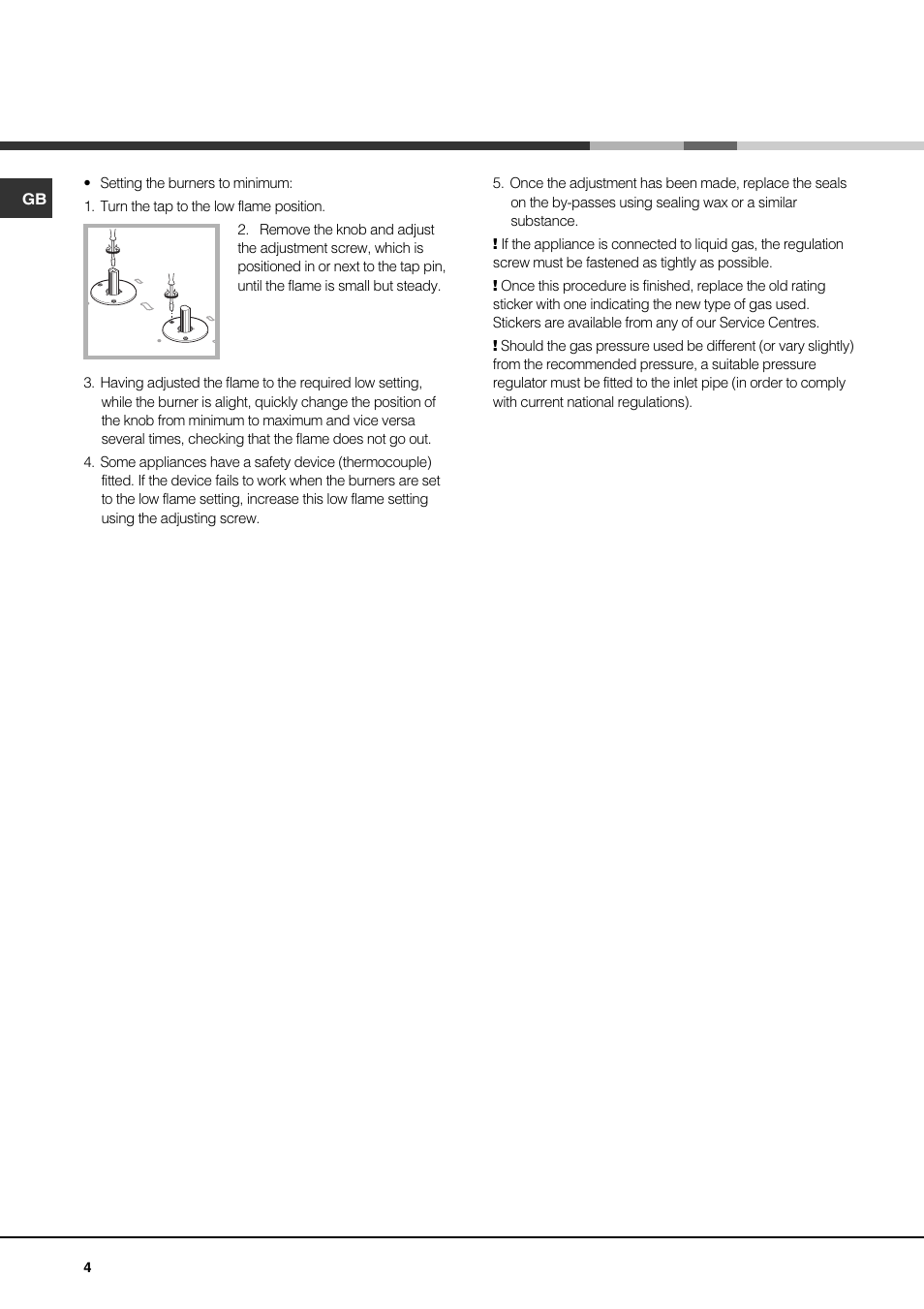 Hotpoint GE640TX User Manual | Page 4 / 16