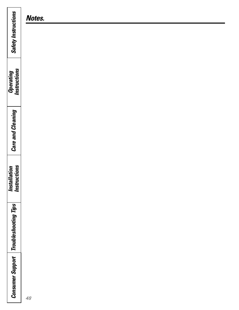 Hotpoint JBP21 User Manual | Page 48 / 52